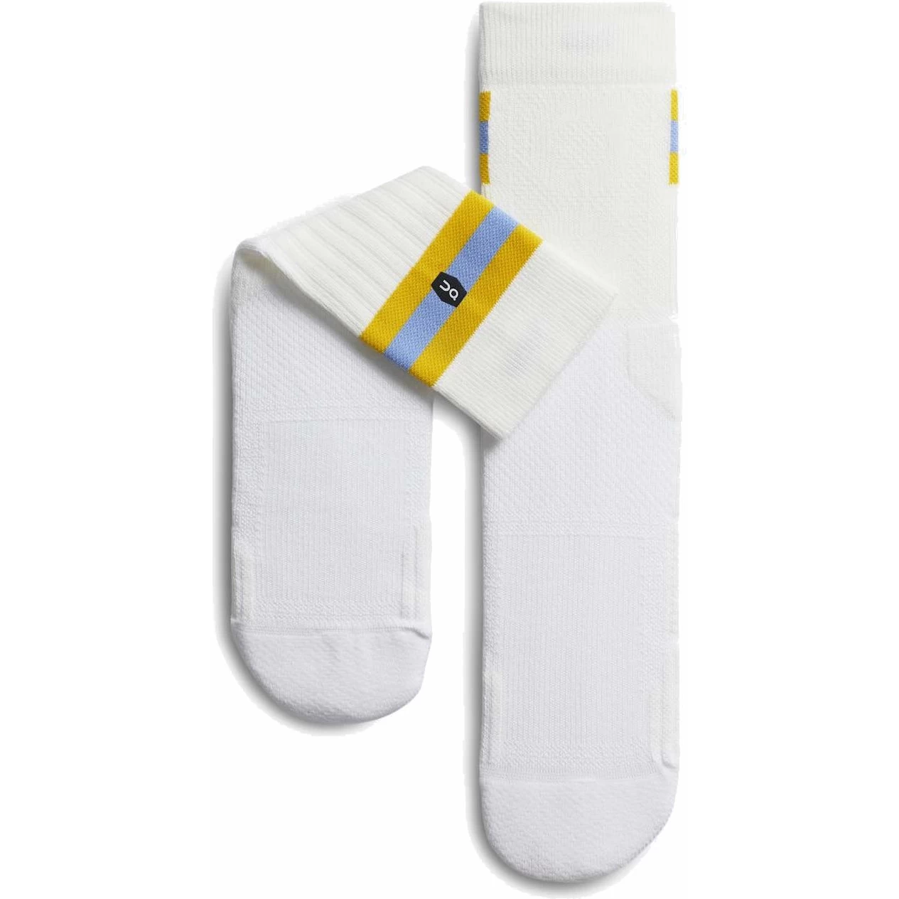 On Running On Tennis Sock Women - White & Mustard - Image 6