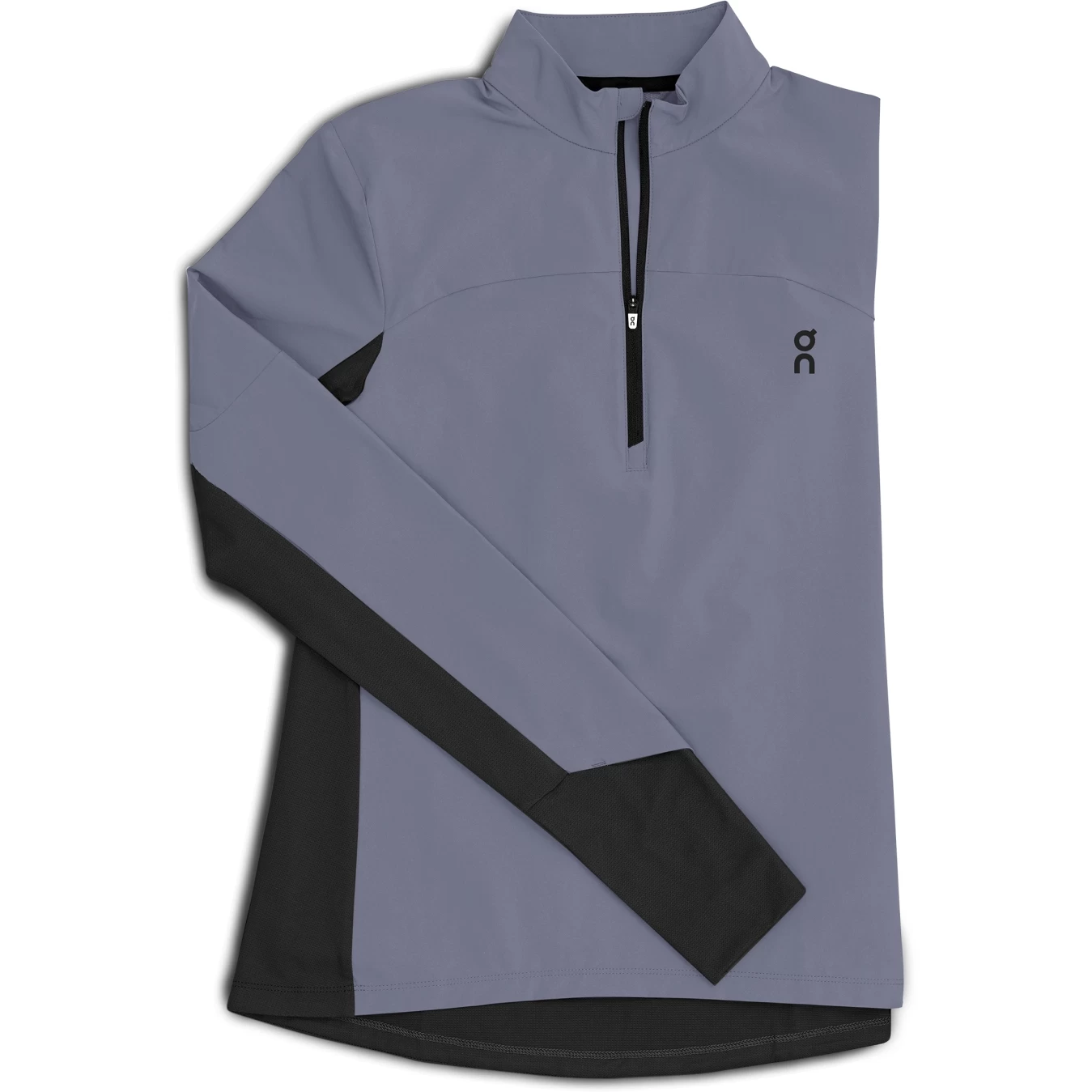 On Running On Trail Breaker Women Long Sleeve Running Shirt - Granite & Black - Image 4