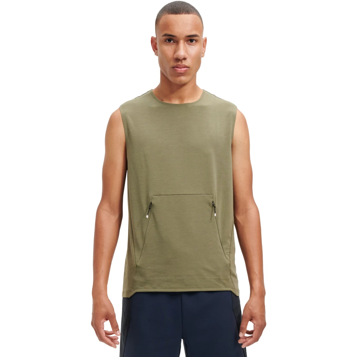 On Running On Training Tank - Olive - Image 4