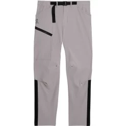 On Running On Trek Pants - Zinc & Black