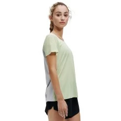On Running On Performance-T Women Running Shirt - Meadow & Glacier