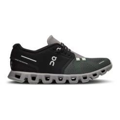 On Running Women's Cloud 5 Running Shoe - Black/Lead - Regular (B)